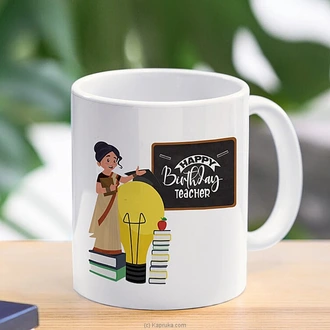 Happy Birthday Teacher Mug 11 Oz  Online for none