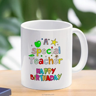 Happy Birthday Teacher Mug 11 Oz  Online for none