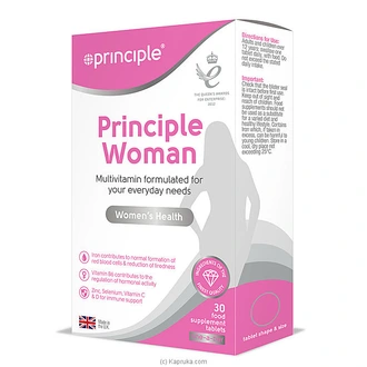 Principle Woman Tabs 30s - Daily Multivitamin For Women - Health  Online for none