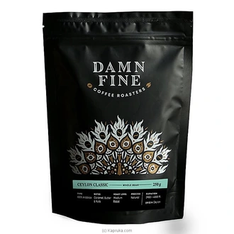 Damn Fine Coffee Ceylon Classic,100% Arabica,whole Bean 250 G (D  Online for none