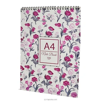 PANTHER -note Pad A4 Top Spiral Ruled Pink And Purple  Online for none