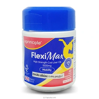Principle Fleximax 60s High Strength Cod Liver Oil  Online for none