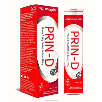 Prin D Vitamin D 2000IU + Calcium  20Tabs Buy Principle Online for specialGifts