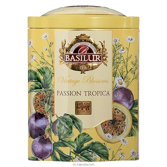 BASILUR - GIFT - VINTAGE BLOSSOMS - TIN- FLGT - LT - PASSION TRO  Online for none