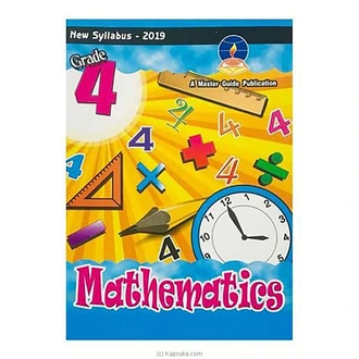 Master Guide Grade 04 Mathematics Workbook - English Medium  Online for none