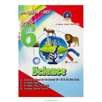 Master Guide Grade 06 Science Workbook - English Medium  Online for none