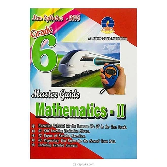 Master Guide Grade 6 Mathematics Workbook (II) - English Medium  Online for none