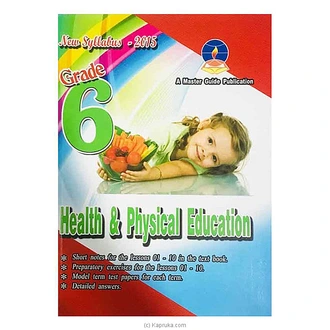 Master Guide Grade 06 Health Workbook - English Medium  Online for none