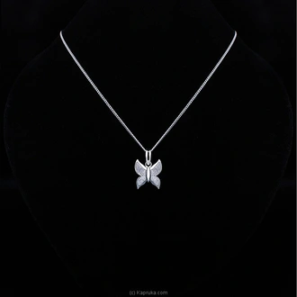 Tash Gem And Jewellery Pure Silver Butterfly Pure Silver Necklac  Online for none