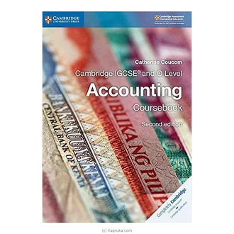 Cambridge IGCSE Accounting Coursebook - 2nd Edition - 9781316502  Online for none