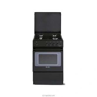ELBA 50cm 4 Gas Burner Cooker With Gas Oven - Black- EBCK55K204E  Online for none
