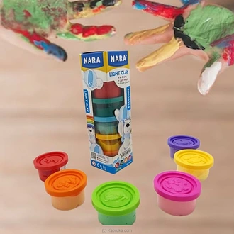 Clay Play Dough 6 Colours 120g  - MDG Buy M D Gunasena Online for specialGifts