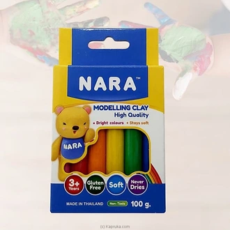 Clay 6 Colours Round Sticks 100g Paper Box - MDG  Online for none