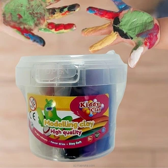 Clay 12 Colour Round Sticks 200g With 2 Moulds Bucket - MDG  Online for none