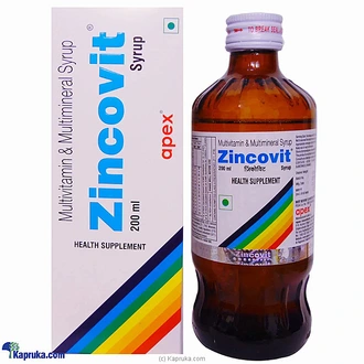 ZINCOVIT S SYRUP 200 ML  Online for none