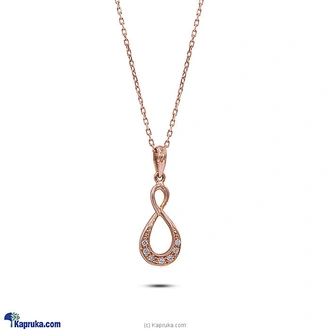 RAJA JEWELLERS 18K PINK GOLD DIAMONDS PENDANT SET 0.05CT WITH CH  Online for none
