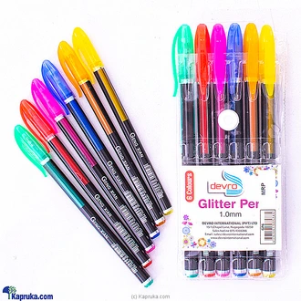 Devro Glitter Pen Mixed - 6 Colors -GPM6  Online for none