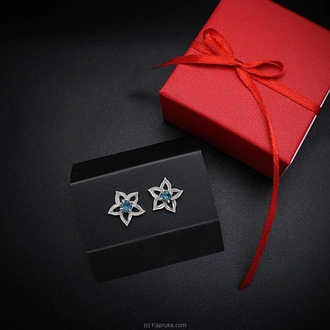 TASH GEM AND JEWELLERY Topaz Flower Earrings TS-KA44 - Tash Gem  Online for none