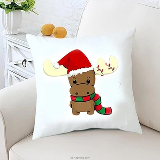 Jingle Deer Christmas Deco Pillow  Online for none