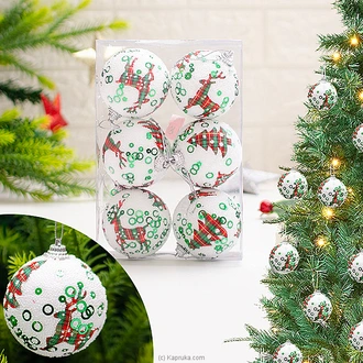 Sparkling X - Mas Deco Ball Box Christmas Tree Decoration Items Buy Christmas Online for specialGifts