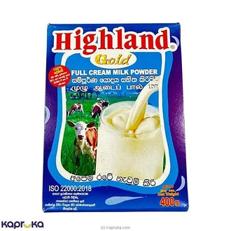 Highland Full Cream Milk Powder-400g - Dairy Products  Online for none