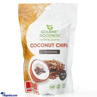 Gourmet Goodness Chocolate Coconut Chips 40g - Snacks And Sweets  Online for none