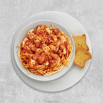Spaghetti With Chicken And Sausage - Pasta N Rice  Online for none