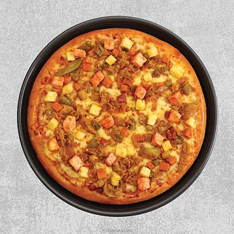 Signature - Spicy Veggie With Paneer Pizza - Pan Pizza  Online for none