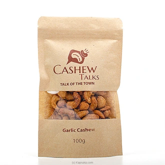 Cashew Talks Garlic Cashew 100g - Snacks And Sweets  Online for none