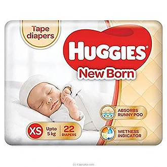 Huggies Ultra Soft Diaper - New Born (xs22) at Kapruka Online