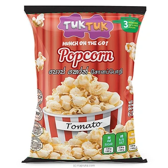 Catch Tuktuk Pop Corn Tomato 65g - Snacks And Sweets  Online for none