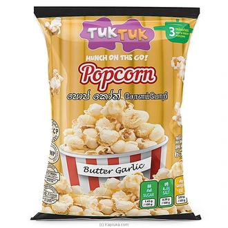 Catch Tuktuk Butter Garlic Pop Corn 65g - Snacks And Sweets  Online for none