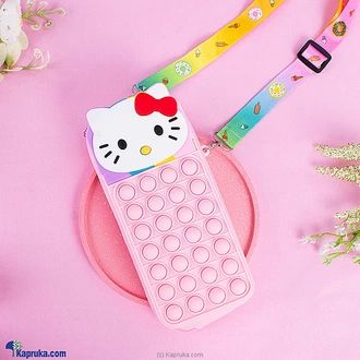 Popit Hello Kitty Pencil Case Large Capacity Zipper Pen Box With