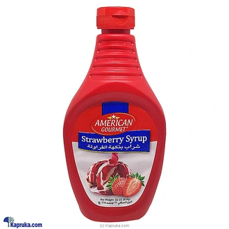 American Gourmet Strawberry Syrup 624g Buy Online Grocery Online for specialGifts
