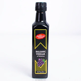 American Gourmet Balsamic Vinegar 250ml - Specialty Foods  Online for none