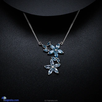 TASH GEM AND JEWELLERY Blue Topaz Bloom Necklace TS-KA51 - Tash  Online for none