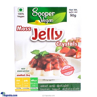 Sooper Vegan Moss Jelly-Strawberry Flavour 90g Buy Online Grocery Online for specialGifts