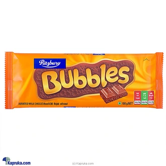 Ritzbury Bubbles Aerated Milk Choco 100g Buy Ritzbury Online for specialGifts