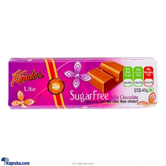 Kandos Lite - Sugar Free Milk Chocolate 45g  Online for none