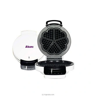 Abans 750w waffle maker (black/White) - abwfmlw185c  Online for none