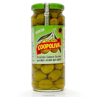 Coopoliva Stuffed Green Olives 450g Buy Online Grocery Online for specialGifts