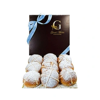 Easter Vanilla Cream Hot Cross Buns(gmc)  Online for none