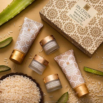 Spa Ceylon White Rice Skin Care Discovery Set  Online for none