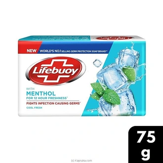 Lifebuoy Cool Fresh Body Soap 75g - Unilever - Cleansers  Online for none