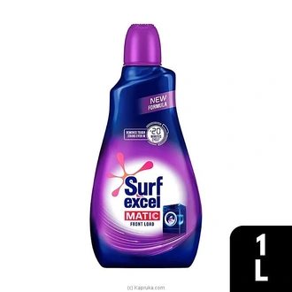 Surf Excel Matic Front Load Detergent Liquid 1L - Unilever - Cle  Online for none