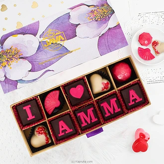 Java `I Love Amma` 10 Pieces Chocolate Box Buy Java Online for specialGifts