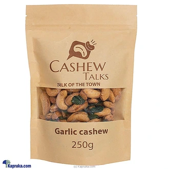 Cashew Talks Garlic Cashew 250g - Snacks And Sweets  Online for none