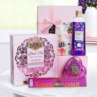 Orchid Opulence And Tea Time Treats For Her  Online for none