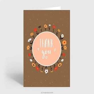 Thank You Greeting Card Buy Best Sellers Online for specialGifts