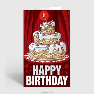 Happy Birthday Greeting Card  Online for none